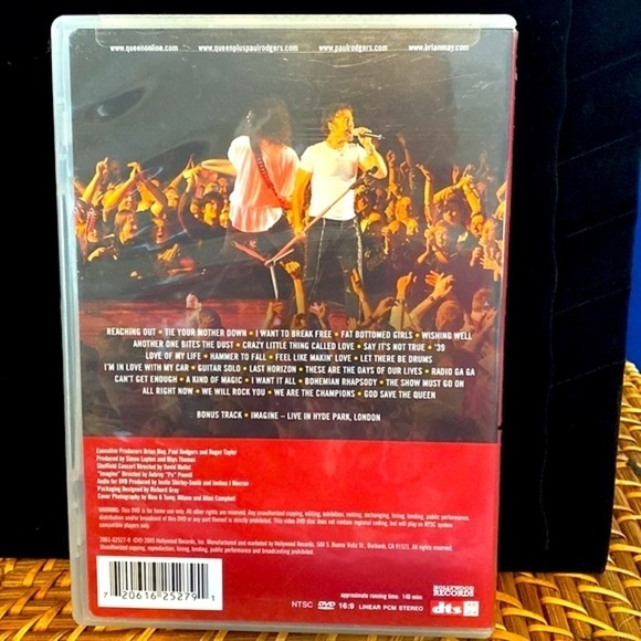 Return of the Champions Queen + Paul Rodgers DVD - Picture 2 of 5